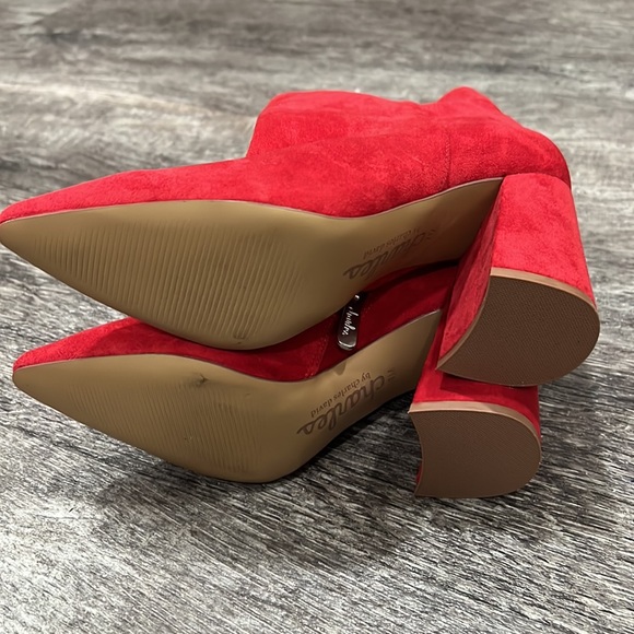 Red ankle boots Charles by Charles David. - Picture 4 of 5